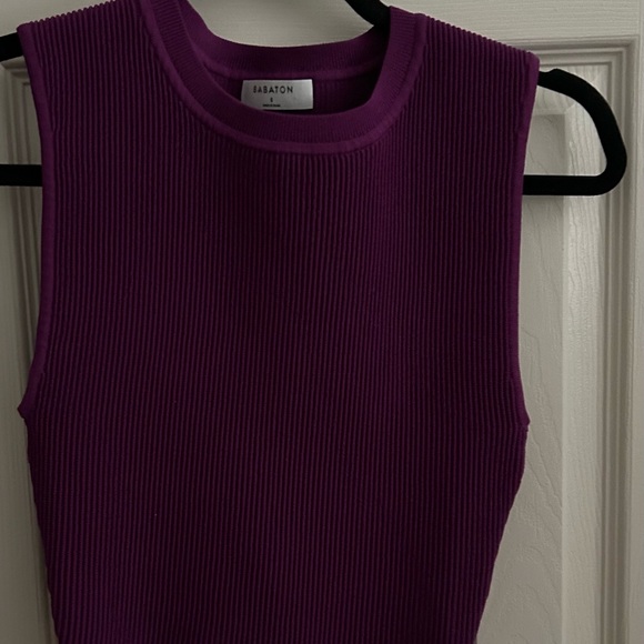 Babaton Ribbed Crop Tee - Picture 3 of 6